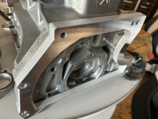 Flanschplatte für Motorblock Alfa 155 - NORD Umbau Flanschplatte für Motorblock Alfa 155 - NORD Umbau