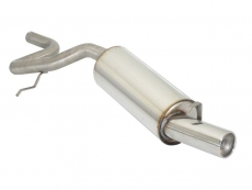 Endschalldämpfer Gruppe N in Edelstahl mit ER 80 mm rund - Verfügbar auf Bestellung