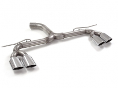 Endrohren Gruppe N in Edelstahl rechts/links mit je ER 2 / 108x70 mm oval Vergrößerter Rohrdurchmesser 70 mm