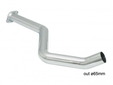 Mittelrohr Gruppe N in Edelstahl