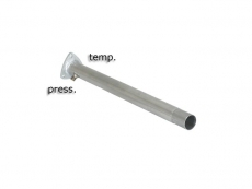 2. Kat-Ersatzrohr + Partikelfilter-Ersatzrohr Gruppe N in Edelstahl (für 1.9Mjet DPF)