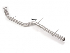 2. Kat-Ersatzrohr Gruppe N in Edelstahl Vergrößerter Rohrdurchmesser 70 mm