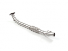 Stainless steel front pipe with flexible Oversized exhaust pipe diameter 60 mm 