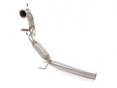Stainless steel cat replacement pipe group n  Requires ECU remap 