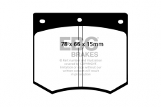 Redstuff Bremsbeläge Ford, Lotus