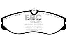 Greenstuff Bremsbeläge 6000er-Serie Nissan, Ford