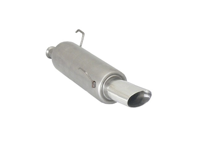 Endschalldämpfer in Edelstahl mit ER 110 x 65 mm oval Sport Line