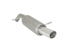 Endschalldämpfer in Edelstahl mit ER 90 mm rund Sport Line