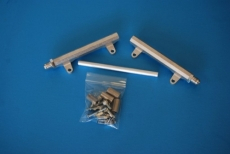 Benzinleitungskit mit Düsenhalter für zwei Drosselklappenteile