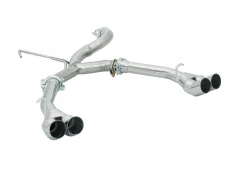 Endrohr Gruppe N in Edelstahl rechts/links mit je ER 2x70 mm Dtm