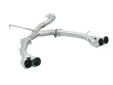 Endrohr Gruppe N in Edelstahl rechts/links mit je ER 2x70 mm Dtm