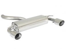 Endschalldämpfer in Edelstahl rechts/links mit je ER 102 mm rund Sport Line