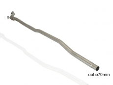 Flex mit Mittelrohr Gruppe N in Edelstahl - Vergrößerter Rohrdurchmesser 70 mm