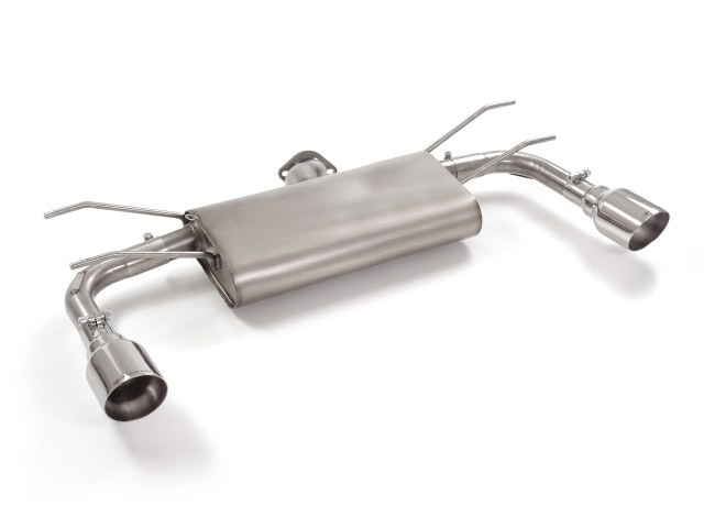 Endschalldämpfer in Edelstahl rechts/links mit ER 102 mm rund Sport Line Vergrößerter Rohrdurchmesser 60 mm 