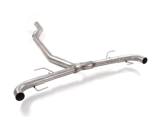 Endrohren Gruppe N in Edelstahl rechts/links für die original ästhetische Endröhre Vergrößerter Rohrdurchmesser 76 mm