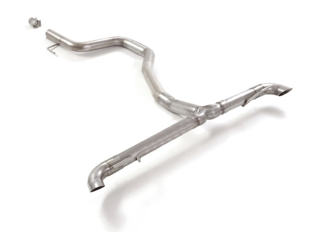 Stainless steel rear tubes for original aesthetic tail pipes