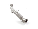 Stainless steel cat replacement pipe group n  Requires ECU remap 