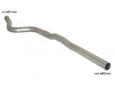 Mittelrohr Gruppe N in Edelstahl