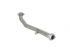 Stainless steel cat replacement pipe group N - Oversized exhaust pipe diameter 63,5 mm Requires ECU remap 