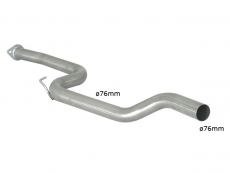 Stainless steel centre pipe group N - Oversized exhaust pipe diameter 76 mm - install with 50.0449.62