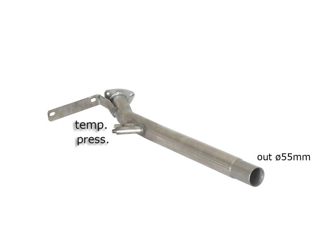 Stainless steel particulate filter replacement pipe group n    mot.ASB (2967cc) Requires ECU remap