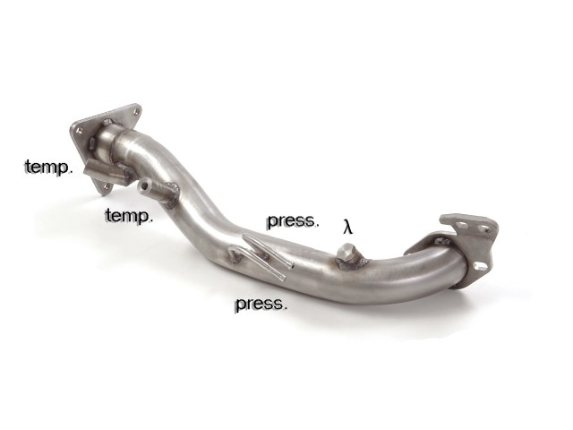 Stainless steel particulate filter replacement pipe group n    Requires ECU remap