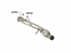 Kat-Ersatzrohr + Partikelfilter-Ersatzrohr Gruppe N in Edelstahl - mot.N47D20C (1995cc)