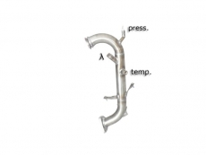 Stainless steel cat replacement pipe + particulate filter replacement pipe group n - mot.A20DTH (1956cc) Euro5 Requires ECU remap