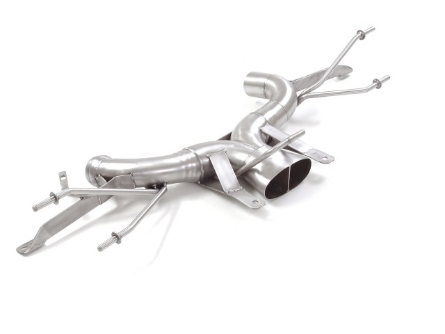 Endrohr Gruppe N in Edelstahl