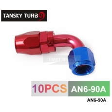 Alu Anschluss 90 ° AN 6 zb. für Benzintank oder Aluminiumhalter/Verbindung