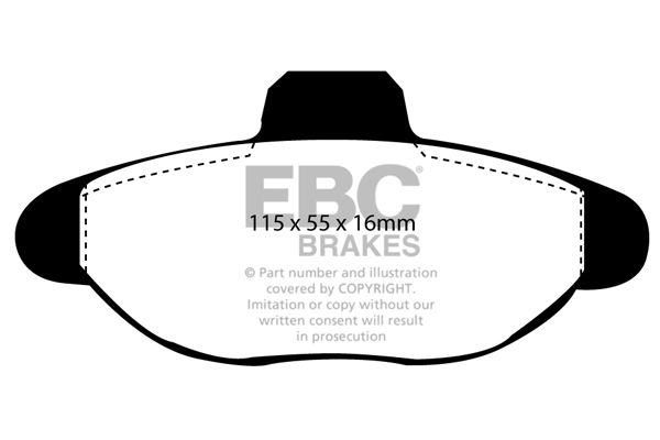 Greenstuff Bremsbeläge Fiat