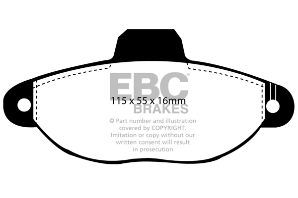 Greenstuff Bremsbeläge Fiat, Ford Greenstuff Bremsbeläge Fiat, Ford