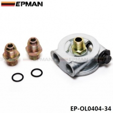 Adapterplatte für Ölkühler mit Thermostat Geweindeanschluss 3/4"