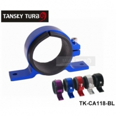 Aluminiumhalter für Benzinpumpe 60 mm für Bosch Benzinpumpe blau eloxiert