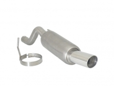 Endschalldämpfer in Edelstahl mit ER 90 mm rund Sport Line