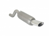 Endschalldämpfer in Edelstahl mit ER 110 x 65 mm oval Sport Line