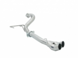 Stainless steel rear tube group N with Dtm tail pipe 2x70 mm