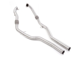 Stainless steel front pipes group N   Oversized exhaust pipe diameter 63,5 mm