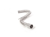 Stainless steel rear tube group N with round tail pipe 90 mm