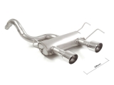 Top Line stainless steel rear silencer with central Sport Line tail pipe 102 mm Oversized exhaust pipe diameter 63,5 mm