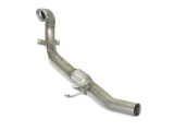 Stainless steel cat replacement pipe group n  Oversized exhaust pipe diameter 76 mm Requires ECU remap 