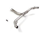 Stainless steel rear tubes for original aesthetic tail pipes Exclusion of the OEM valve.
