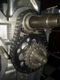 Steuerkettenräder in leichter Ausführung für 105 er Motoren mit Bohrung für Drehzahlmesserantrieb + Zahnrad Kurbelwelle
